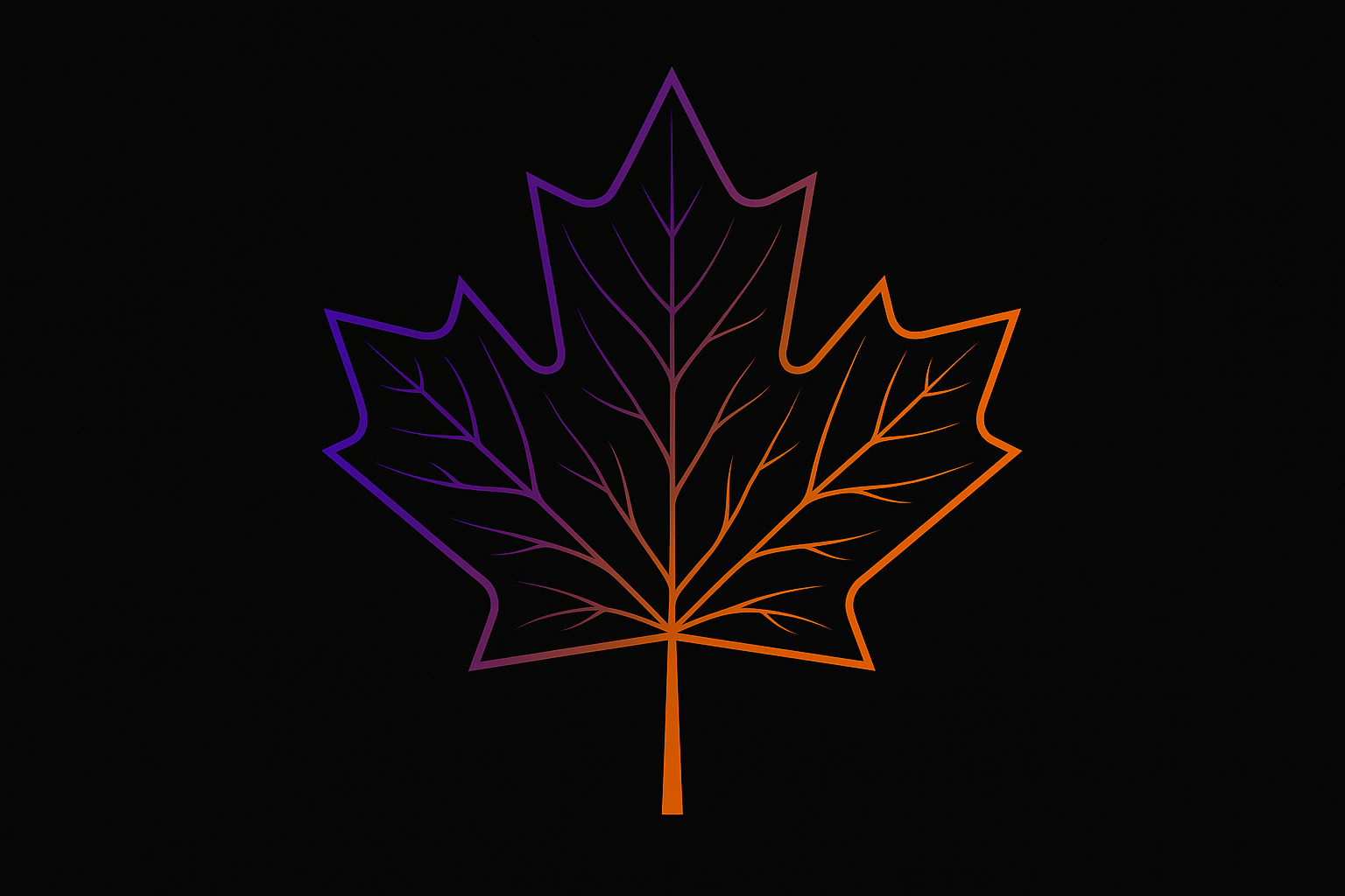 Feuille d'érable canadienne